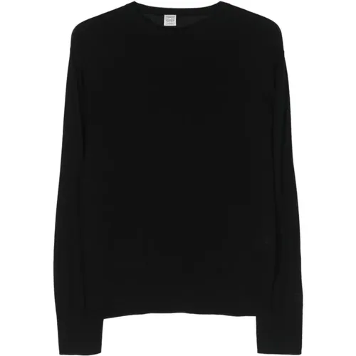 Schwarzer Kaschmirpullover , Damen, Größe: XS - TotêMe - Modalova