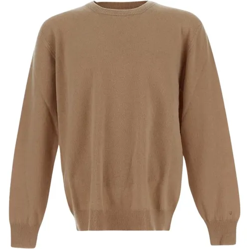 Kaschmir Crewneck Strickpullover , Herren, Größe: M - Seven Gauge - Modalova