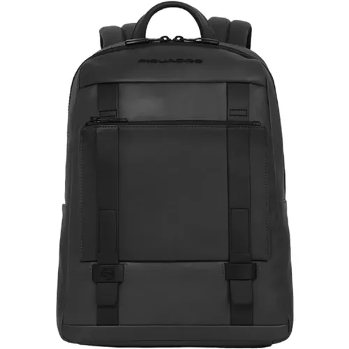 Schwarze Bucket Bag & Rucksack Ss24 , Herren, Größe: ONE Size - Piquadro - Modalova
