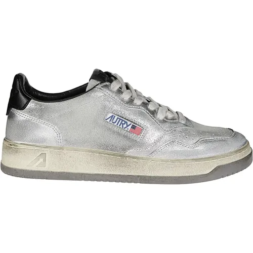 Niedrige Lammwildleder Vintage Sneakers - Autry - Modalova