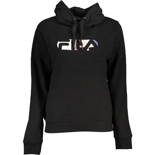 Cotton Hoodie Sweatshirt with Logo Print , male, Sizes: XS - Fila - Modalova