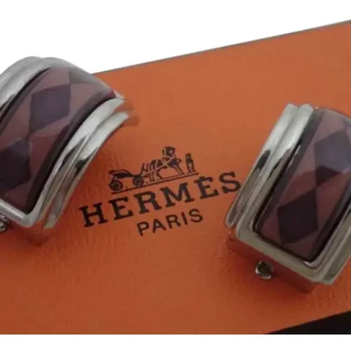 Gebrauchte kleine Metall-Hermes-Ohrringe - Hermès Vintage - Modalova