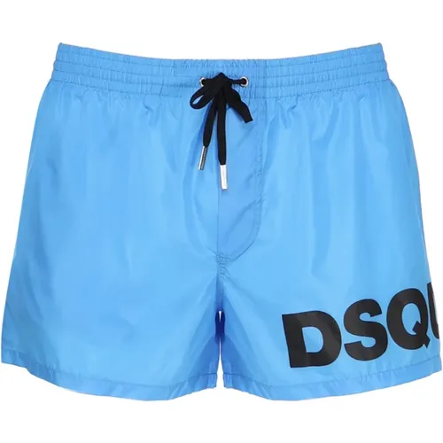 Luxuriöse Badeboxer Strandmode Stil , Herren, Größe: XL - Dsquared2 - Modalova