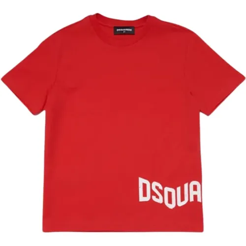 T-Shirt mit dekorativem Logo - Dsquared2 - Modalova