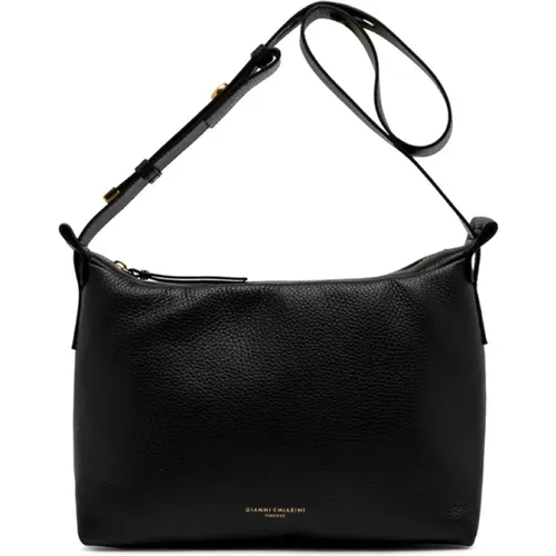 Oriana Leder Crossbody Tasche mit O , Damen, Größe: ONE Size - Gianni Chiarini - Modalova