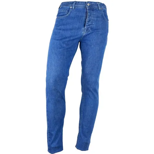 Herren Hellblaue Denim-Jeans , Herren, Größe: W30 - Aquascutum - Modalova