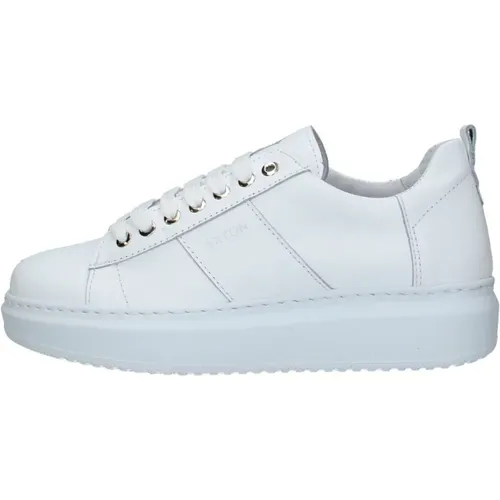 Damen Leder Low-Top Sneakers , Damen, Größe: 40 EU - Exton - Modalova