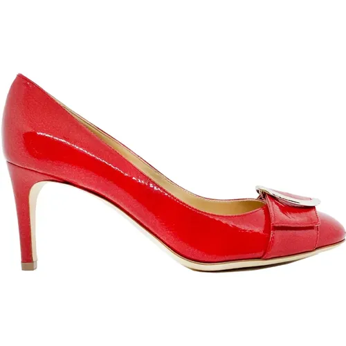 Patent Leather Pumps - Elegant Collection Addition , female, Sizes: 6 UK, 5 UK - Sergio Rossi - Modalova