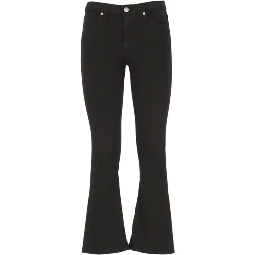 Cotton Jeans with Jewel Button , female, Sizes: W29, W30, W27 - Dondup - Modalova