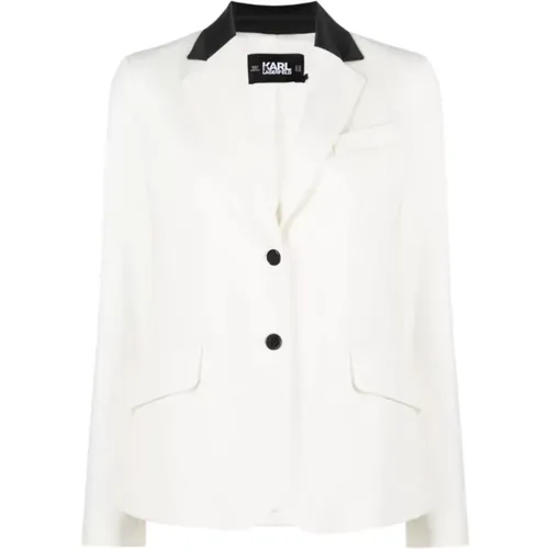 Single-breasted Jacket , female, Sizes: M, S, XS - Karl Lagerfeld - Modalova