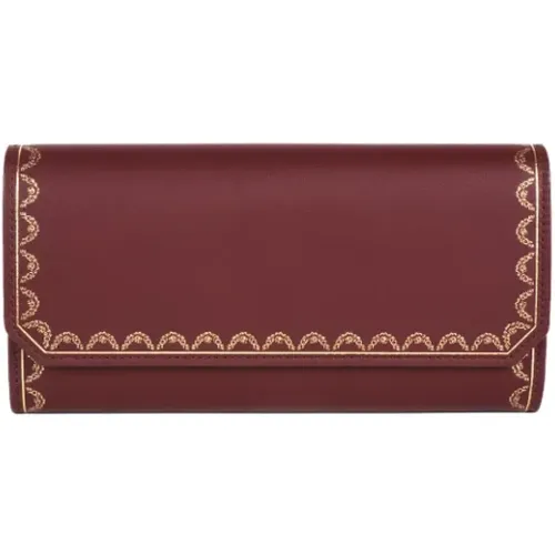 Pre-owned Leather wallets , female, Sizes: ONE SIZE - Cartier Vintage - Modalova