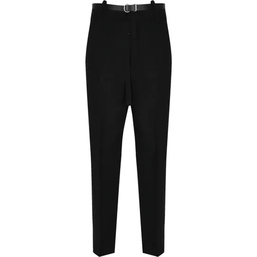 Wool Trousers with Integrated Belt , male, Sizes: M, L - Jil Sander - Modalova