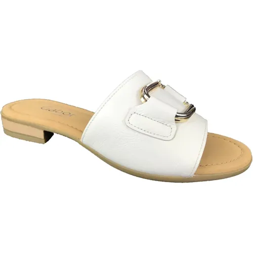 Stilvolle Slip-On Schuhe , Damen, Größe: 38 1/2 EU - Gabor - Modalova