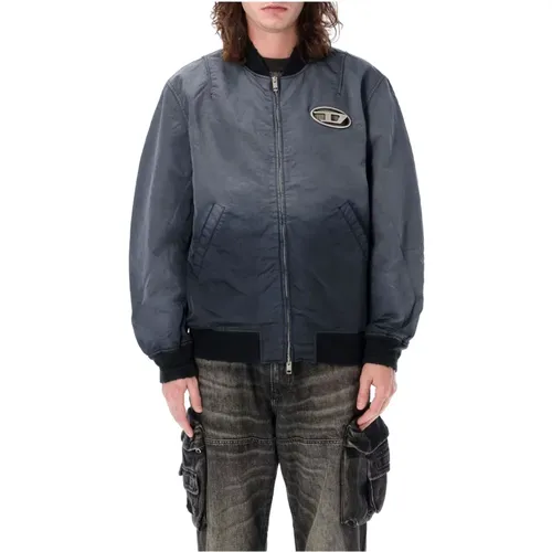 Men's Clothing Outerwear Black Wash Ss24 , male, Sizes: M, XL, L - Diesel - Modalova