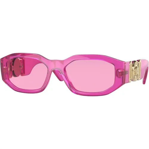 Ve4361 Sonnenbrille , Herren, Größe: 53 MM - Versace - Modalova