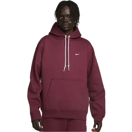 Swoosh Fleece Hoodie , Herren, Größe: L - Nike - Modalova