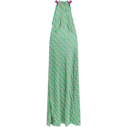 Women's Clothing Dress Green Ss24 , female, Sizes: 2XS, M, S - Saloni - Modalova