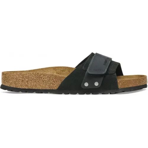 Suede Leather Slide Sandal , female, Sizes: 3 UK, 8 UK - Birkenstock - Modalova