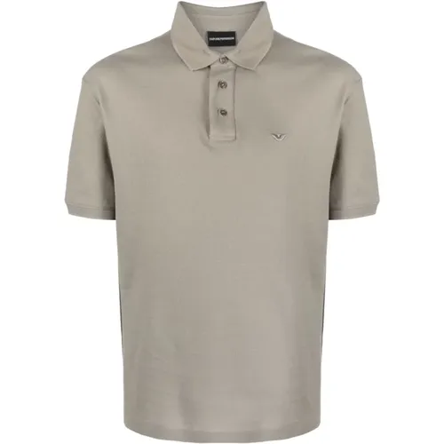 T-shirts and Polos Grey , male, Sizes: M, XL, S, L, XS - Emporio Armani - Modalova