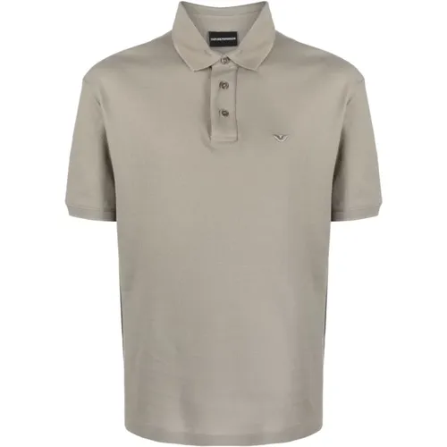 T-shirts and Polos Grey , male, Sizes: XS - Emporio Armani - Modalova