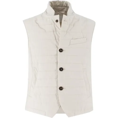 Quilted Gilet for Spring Season , male, Sizes: L - Eleventy - Modalova