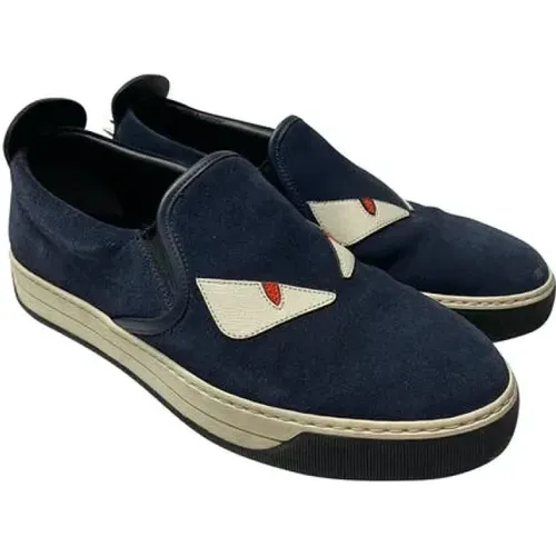 Pre-owned Suede sneakers , female, Sizes: 3 1/2 UK - Fendi Vintage - Modalova