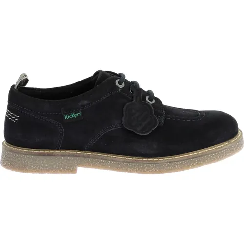 Stilvolle Leder Derby Schuhe - Kickers - Modalova