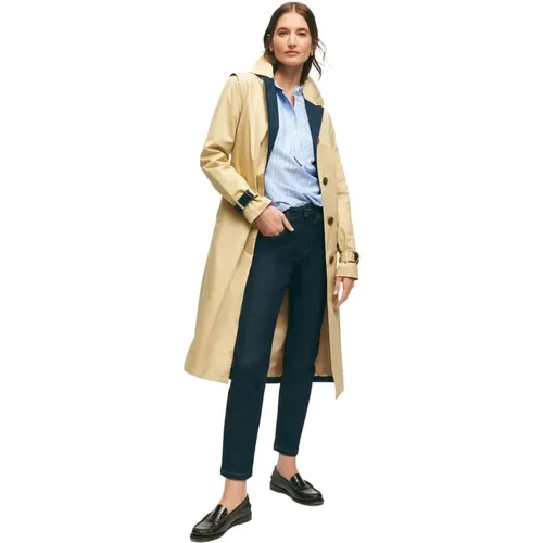 Trench Coats , Damen, Größe: S - Brooks Brothers - Modalova