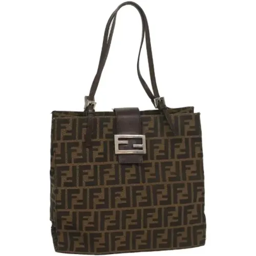 Pre-owned Canvas fendi-bags , female, Sizes: ONE SIZE - Fendi Vintage - Modalova