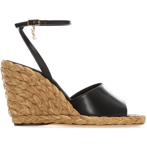 Keil Espadrille Sandalen - Saint Laurent - Modalova