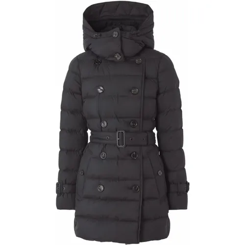 Detachable-Hood Padded Coat , female, Sizes: L, XL, M - Burberry - Modalova