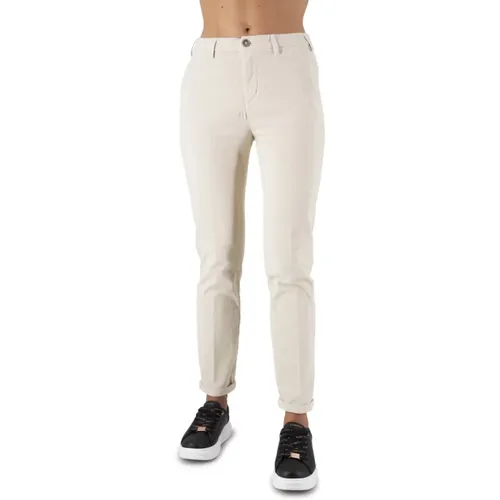 Chino Pantalone Briana Creme , Damen, Größe: XL - 40WEFT - Modalova