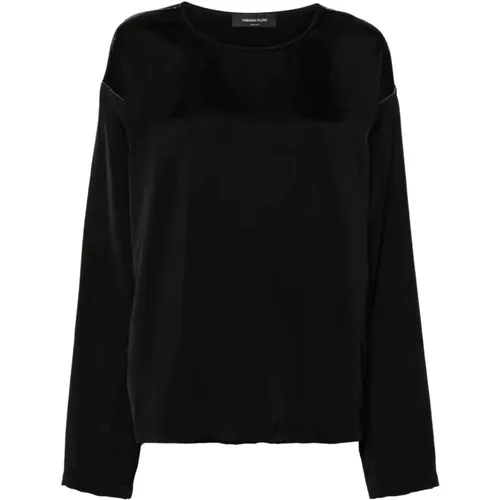 Long Sleeve Tops , Damen, Größe: S - Fabiana Filippi - Modalova