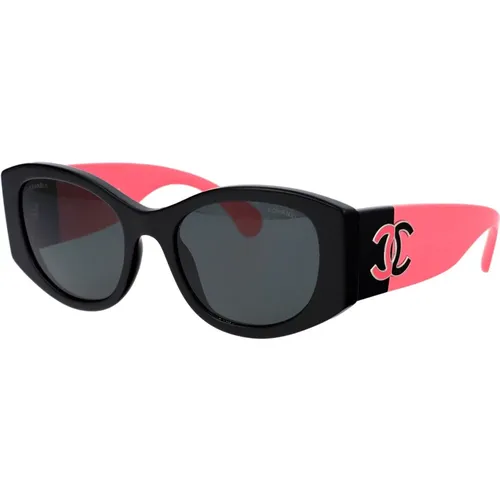 Stylish Sunglasses for Women , female, Sizes: 53 MM - Chanel - Modalova