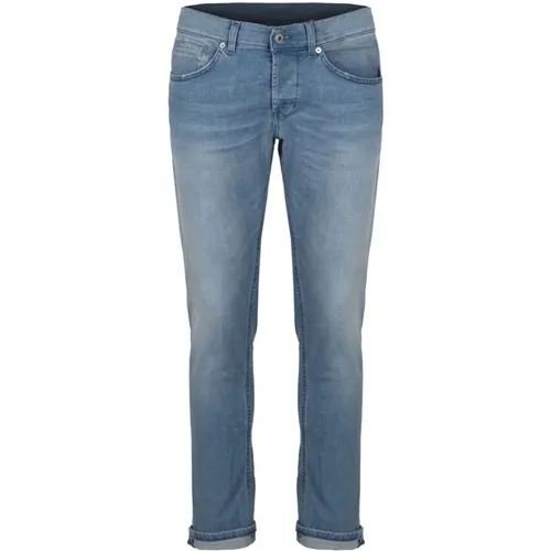 George Slim-Fit Jeans: Schlank und stilvoll , Herren, Größe: W38 - Dondup - Modalova