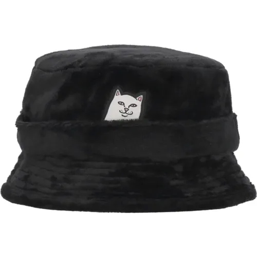 Sherpa Bucket Hat Schwarz Streetwear - Ripndip - Modalova