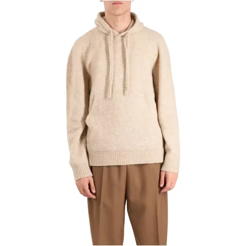 Hooded Sweater with Kangaroo Pocket , male, Sizes: L, 2XL, XL, M - Laneus - Modalova