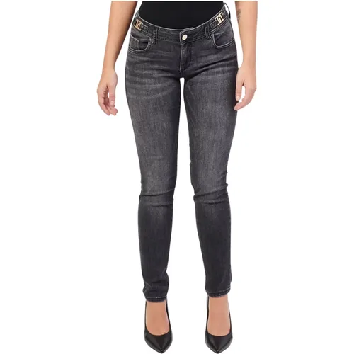 Schwarze Skinny Jeans mit Niedriger Taille - Gaudi - Modalova