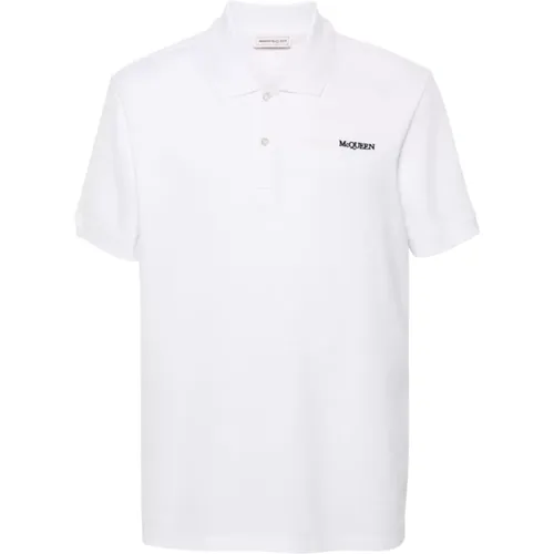 Weiße T-Shirts Polos für Männer , Herren, Größe: S - alexander mcqueen - Modalova