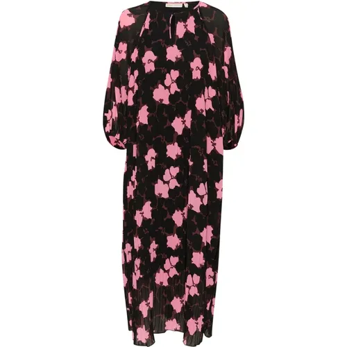 Feminine Long Dress with Cut Out Flower , female, Sizes: S - InWear - Modalova