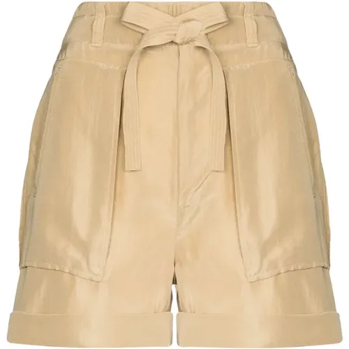 Seide Casual Cargo Shorts , Damen, Größe: M - Polo Ralph Lauren - Modalova