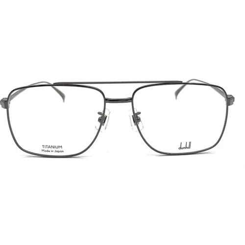 Metallic Optical Frames for Women , female, Sizes: 57 MM - Dunhill - Modalova