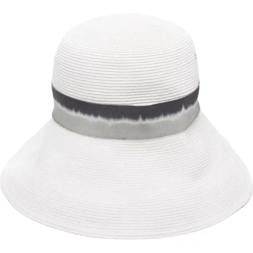 Interwoven Ribbon Band Hat , female, Sizes: 58 CM, 57 CM - Emporio Armani - Modalova