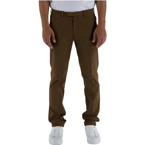 Straight Trousers , male, Sizes: W30 - Briglia - Modalova
