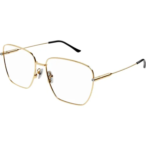 Gold Black Eyewear Frames , female, Sizes: 58 MM - Gucci - Modalova