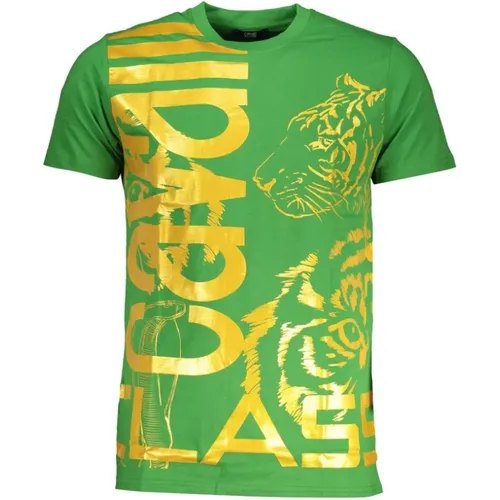 Druck Logo Rundhals T-Shirt - Cavalli Class - Modalova