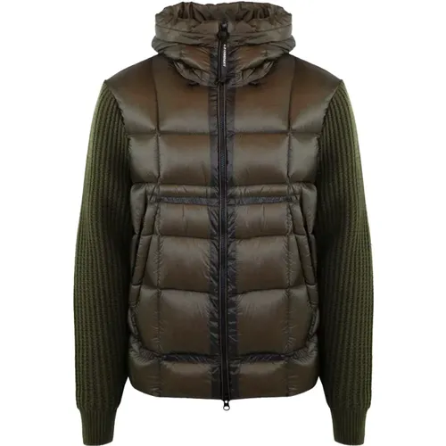 Mens Merino/Nylon MixedGoggle Jacket , male, Sizes: L - C.P. Company - Modalova