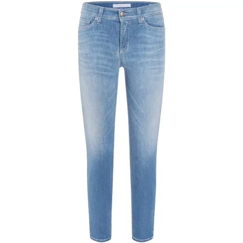 Blaue Skinny Jeans , Damen, Größe: L - CAMBIO - Modalova