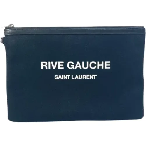 Pre-owned Leder clutches , Damen, Größe: ONE Size - Yves Saint Laurent Vintage - Modalova