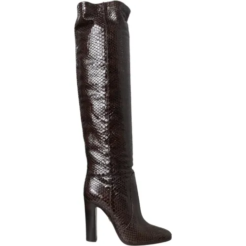 Exotische Leder High Heel Stiefel - Dolce & Gabbana - Modalova